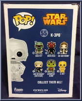 K-3PO from Star Wars - Pop! Vinyl Figures manufactured by Funko [Back]
