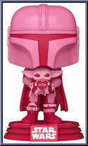 Mandalorian with Grogu (Valentine's) from Star Wars - Pop! Vinyl Figures manufactured by Funko [Loose]