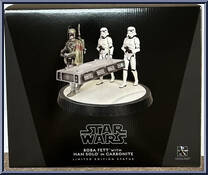 Boba Fett with Han in Carbonite from Star Wars - Statues manufactured by Gentle Giant [Front]