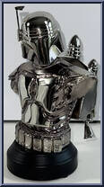 Jango Fett (Chrome) from Star Wars - Mini-Busts manufactured by Gentle Giant [Loose]