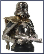 Sandtrooper (Chrome) from Star Wars - Mini-Busts manufactured by Gentle Giant [Loose]