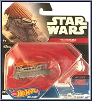 Khetanna Jabba's Sail Barge from Star Wars - Hot Wheels Starships - Black Card / White Letters manufactured by Mattel [Front]