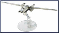 Rebel U-Wing Fighter from Star Wars - Hot Wheels Starships - Rogue One manufactured by Mattel [Loose]