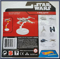 X-Wing Fighter Red 5 from Star Wars - Hot Wheels Starships - Rogue One manufactured by Mattel [Back]