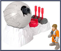 Rebel Base Cannon Toy With Luke Skywalker Action Figure