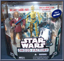 Plo Koon and R4-F5 from Star Wars - Legacy Collection - Wal-Mart - C-3PX manufactured by Hasbro [Front]