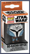 Bo-Katan Kryze (On the Throne) from Star Wars - Mandalorian - Pop! Keychains manufactured by Funko [Front]