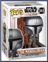 Mandalorian (Chrome) from Star Wars - Mandalorian - Pop! Vinyl Figures manufactured by Funko [Front]