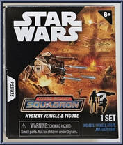 BARC Speeder (Red) with Clone Trooper Captain (Scout Class) from Star Wars - Micro Galaxy Squadron - Mystery - Series 6 manufactured by Jazwares [Front]