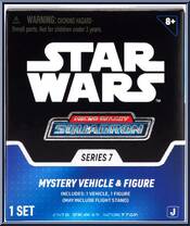 BARC Speeder (Yellow) with Clone Trooper Commander (Scout Class) from Star Wars - Micro Galaxy Squadron - Mystery - Series 7 manufactured by Jazwares [Front]