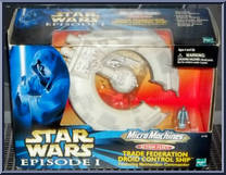 Trade Federation Droid Control Ship from Star Wars - Micro Machines - Action Fleet - Vehicles manufactured by Galoob [Front]
