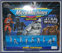 Imperial Stormtroopers from Star Wars - Micro Machines - Wicket Packaging manufactured by Galoob [Front]