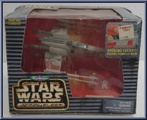 Jek Porkins Red 6 X-Wing Starfighter from Star Wars - Micro Machines - Action Fleet - Vehicles manufactured by Galoob [Front]