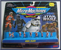 Rebel Pilots from Star Wars - Micro Machines - Wicket Packaging manufactured by Galoob [Front]