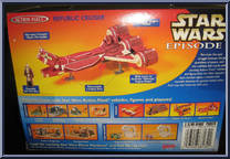 Republic Cruiser from Star Wars - Micro Machines - Action Fleet - Vehicles manufactured by Galoob [Back]