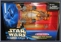 Sebulba's Podracer from Star Wars - Micro Machines - Action Fleet - Vehicles manufactured by Galoob [Front]