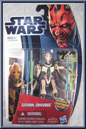 General Grievous (Slashing Lightsaber Action) from Star Wars - Movie Heroes - Darth Maul Package manufactured by Hasbro [Front]