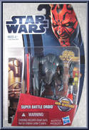 Super Battle Droid (Firing Arm-Blasters) from Star Wars - Movie Heroes - Darth Maul Package manufactured by Hasbro [Front]