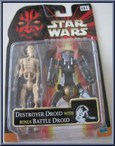Destroyer Droid (with Battle Droid) Action Figure