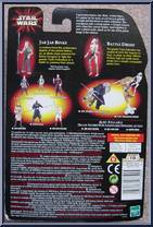 Jar Jar Binks (with Battle Droid) from Star Wars - Phantom Menace - Foreign Exclusive manufactured by Hasbro [Back]