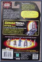 Mace Windu (Jedi Cloak) from Star Wars - Phantom Menace - Collection 3 manufactured by Hasbro [Back]