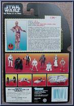 C-3PO from Star Wars - Power of the Force II - Red Card manufactured by Kenner [Back]