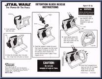 Detention Block Rescue from Star Wars - Power of the Force II - Playsets manufactured by Kenner [Loose]