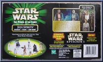 Jedi Spirits from Star Wars - Power of the Force II - Cinema Scenes manufactured by Kenner [Back]