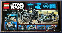 Vader's TIE Advanced vs. A-Wing Starfighter from Star Wars - Rebels - Basic Series manufactured by Lego [Back]