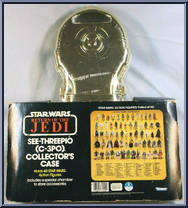See-Threepio (C-3PO) Collector's Case from Star Wars - Return of the Jedi - Accessories manufactured by Kenner [Back]