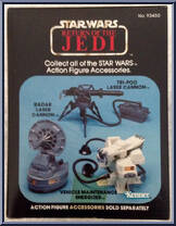Tripod Laser Cannon from Star Wars - Return of the Jedi - Accessories manufactured by Kenner [Back]