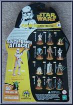 Clone Trooper (Quick-Draw Attack!) (Red) from Star Wars - Revenge of the Sith - Collection 1 manufactured by Hasbro [Back]