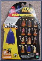 Royal Guard (Blue) (Senate Security) from Star Wars - Revenge of the Sith - Collection 2 manufactured by Hasbro [Back]