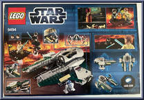 Anakin's Jedi Interceptor from Star Wars - Revenge of the Sith - Basic Series manufactured by Lego [Back]