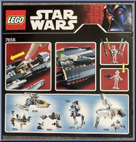 General Grievous' Starfighter from Star Wars - Revenge of the Sith - Basic Series manufactured by Lego [Back]
