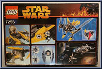 Jedi Starfighter and Vulture Droid from Star Wars - Revenge of the Sith - Basic Series manufactured by Lego [Back]