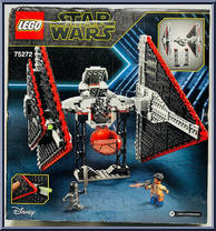 Sith TIE Fighter from Star Wars - Rise of Skywalker - Basic Series manufactured by Lego [Back]