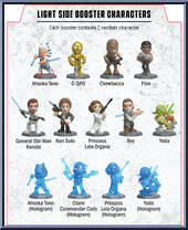 Han Solo from Star Wars - Rivals - Series 1 - Light Side Booster manufactured by Funko [Checklist]