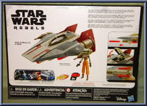Hera Syndulla's A-Wing (with Hera Syndulla) from Star Wars - Rogue One - Vehicles manufactured by Hasbro [Back]