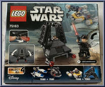 Krennic's Imperial Shuttle Microfighter from Star Wars - Rogue One - Microfighters manufactured by Lego [Back]