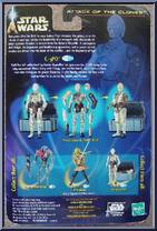 C-3PO (Protocol Droid) from Star Wars - Saga - Attack of the Clones - Background Inserts manufactured by Hasbro [Back]