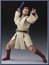 Obi-Wan Kenobi from Star Wars - S.H. Figuarts - Episode III - Revenge of the Sith manufactured by Bandai [Loose]