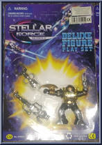 Black Warrior (Gold Chest) from Stellar Force - Series II - Mini Figures manufactured by Chap Mei [Front]