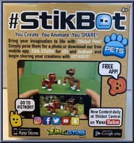 StikCow (Clear Brown) from Stikbot - Pets manufactured by Zing [Back]