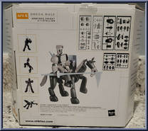 Armored Knight with Stallion from Stikfas - Omega Male manufactured by Banyj [Back]