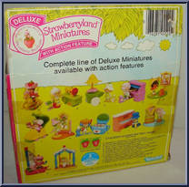 Angel Cake (with Souffle at a Desk) from Strawberryland Miniatures - Deluxe manufactured by Kenner [Back]