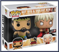 Hot Ryu & Violent Ken from Street Fighter - Pop! Sets manufactured by Funko [Front]