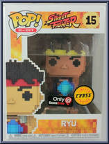 Ryu (8-Bit) (Chase) from Street Fighter - Pop! Vinyl Figures manufactured by Funko [Front]