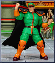 M. Bison (Player 2 / Green) Action Figure