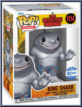 King Shark (Metallic) from Suicide Squad - Pop! Vinyl Figures manufactured by Funko [Front]